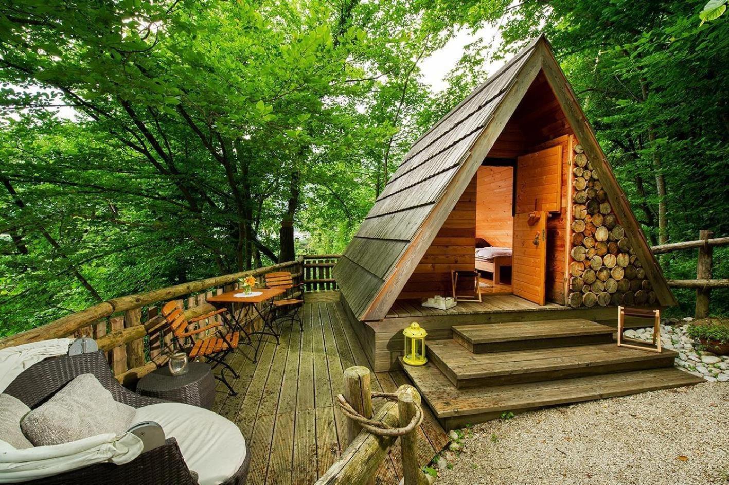 Hotel Glamping Savinja Ljubno Esterno foto